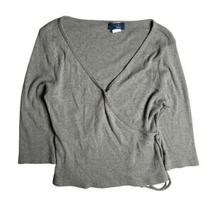 Vintage Rag Gray Long Sleeve Women Size M